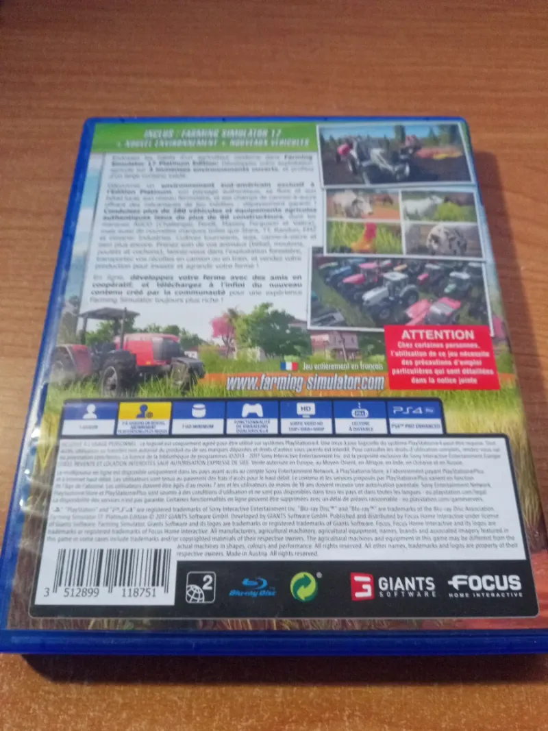 Farming Simulator 17 Platinum Edition PS4 afbeelding 3