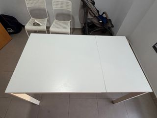 Mesa extensible IKEA blanca