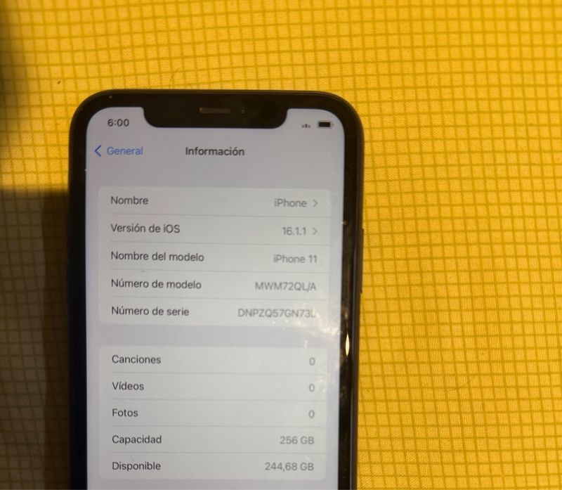 iPhone 11 Batería Salud 82% afbeelding 2