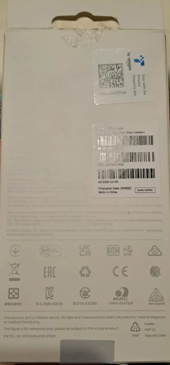 Amazfit GTS 2 mini Smartwatch Rosa afbeelding 6