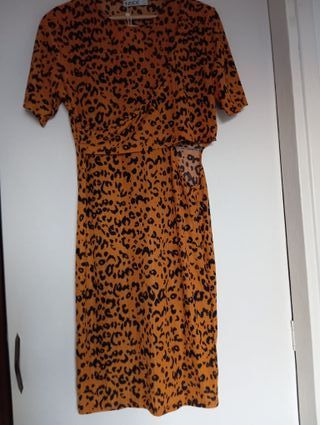 Vestido estampado animal print Inside Talla M