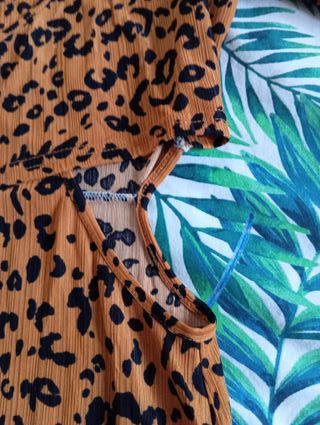Vestido estampado animal print Inside Talla M