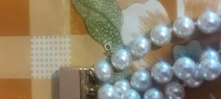 Collar de perlas de 3 hileras