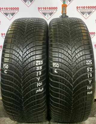225 55 17 Y GOODYEAR RUEDA AL 90% VIDA UTIL