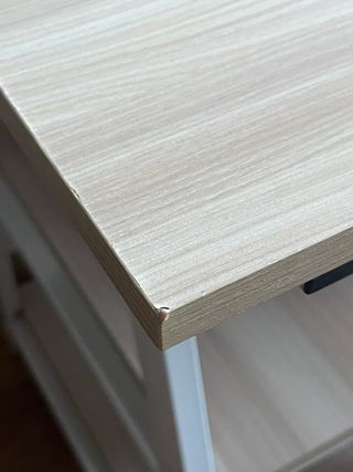 Escritorio Estudio 120x60 Madera y Metal