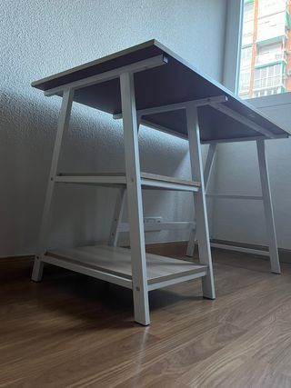 Escritorio Estudio 120x60 Madera y Metal