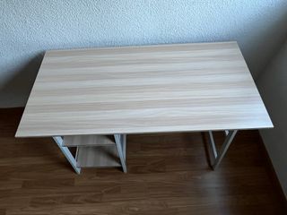 Escritorio Estudio 120x60 Madera y Metal