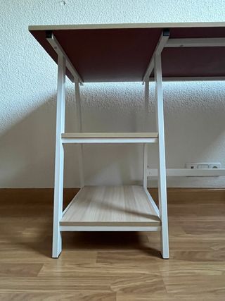 Escritorio Estudio 120x60 Madera y Metal