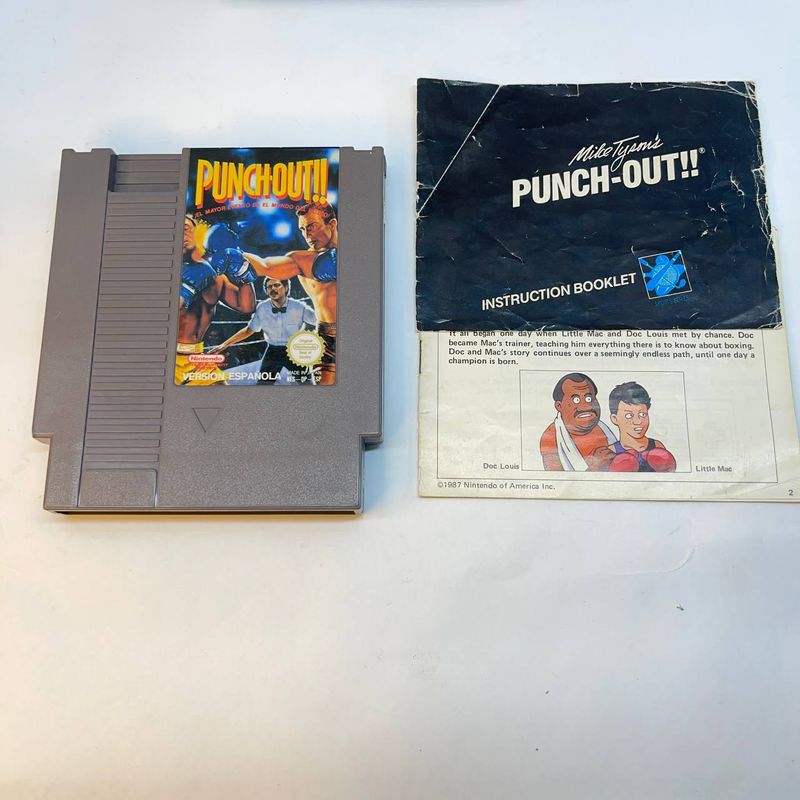 Punch-Out!! NES Caja y Manual Español afbeelding 3