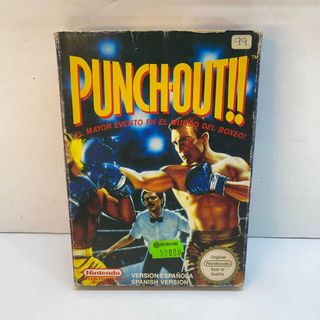 Punch-Out!! NES Caja y Manual Español