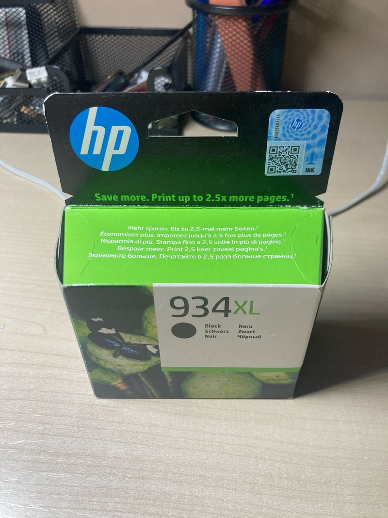Tinta HP 934XL Negra, 4 cartuchos