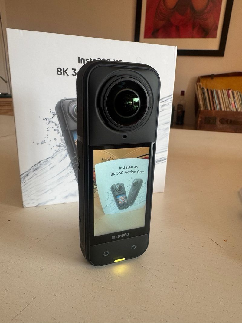 Insta360 X5 Cámara Negra / usada 1 vez afbeelding 3