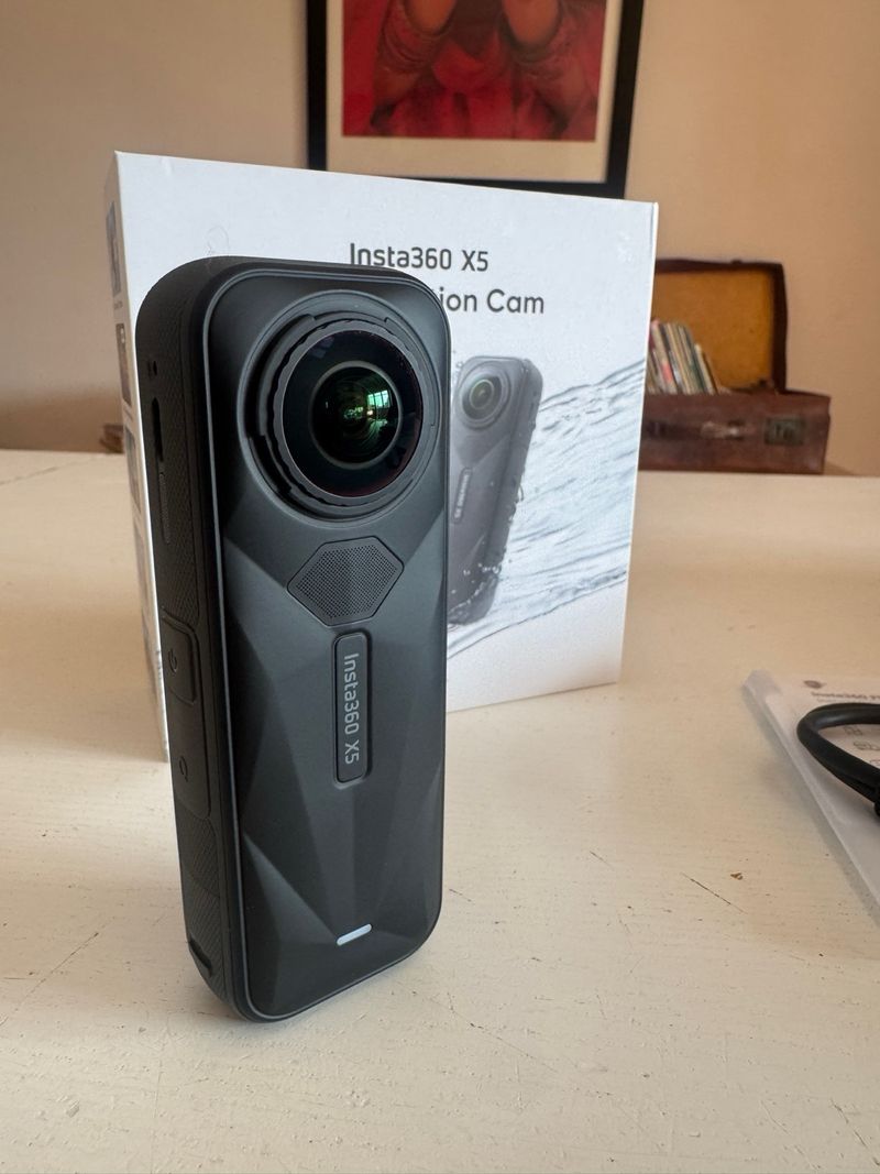 Insta360 X5 Cámara Negra / usada 1 vez afbeelding 2