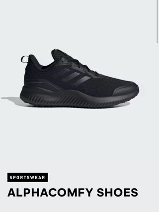 Zapatillas Adidas Alphacomfy Negras Talla 44