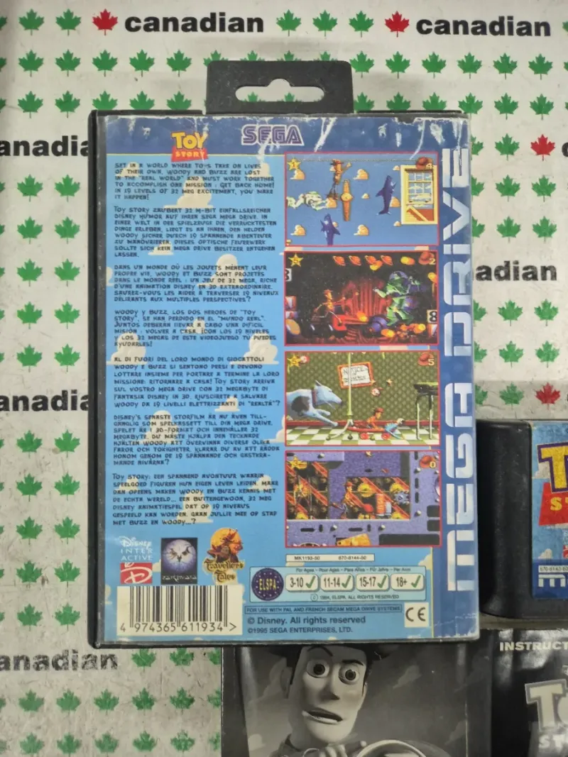 Toy Story Sega Mega Drive afbeelding 3
