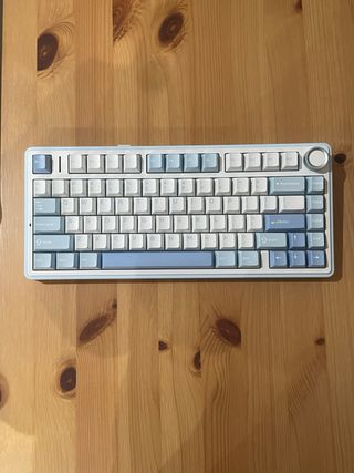 Teclado Mecánico EPOMAKER x Aula F75 Azul/Blanco