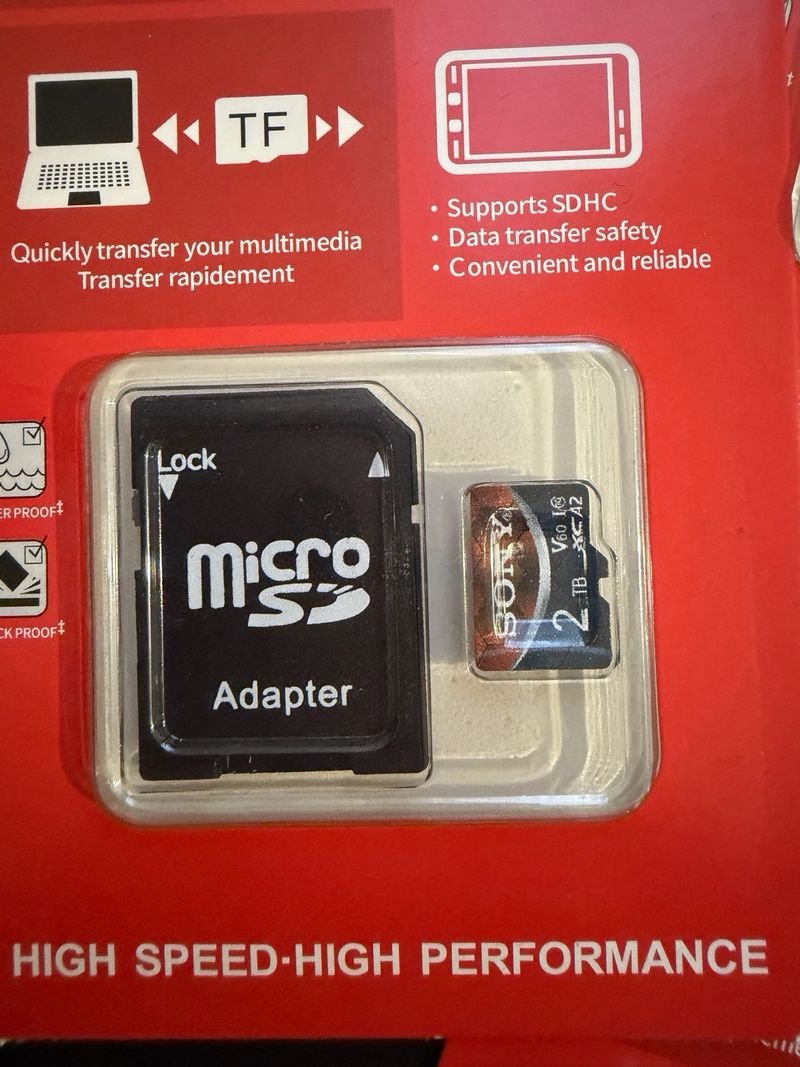 Pack 5 Tarjetas Memoria 2TB Sony afbeelding 3