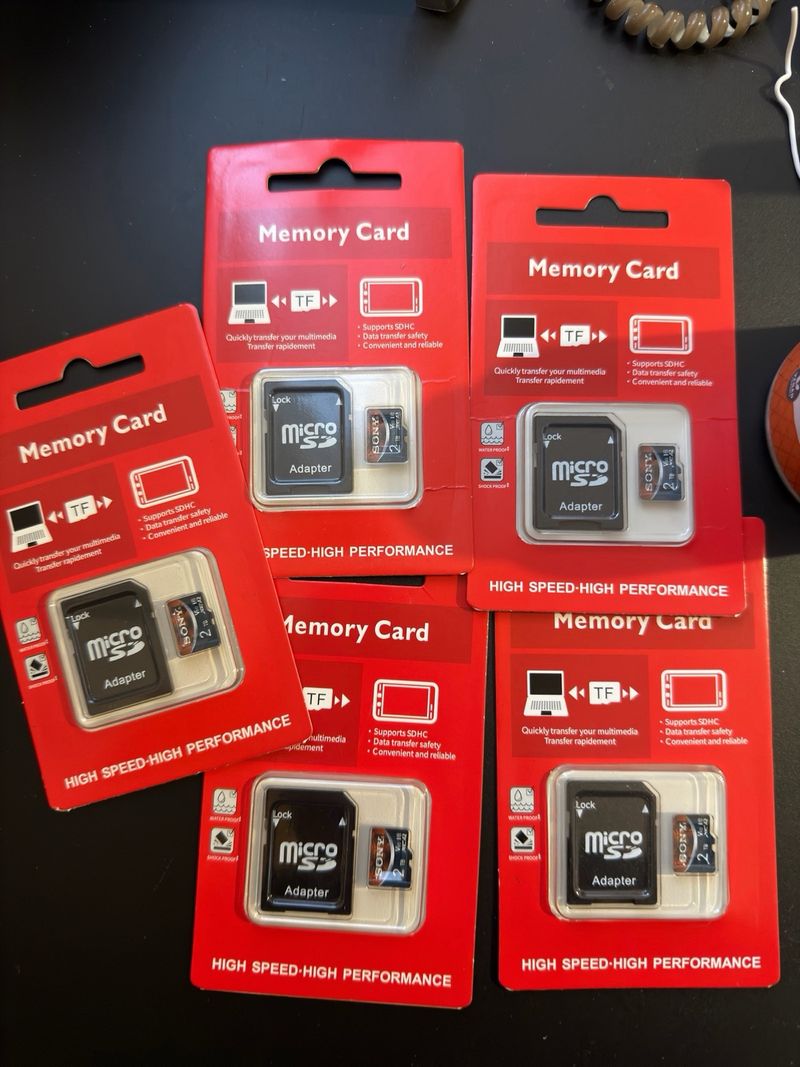 Pack 5 Tarjetas Memoria 2TB Sony afbeelding 2