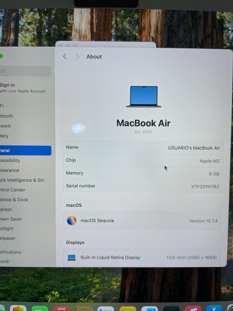 MacBook Air M1 Gris Espacial afbeelding 5