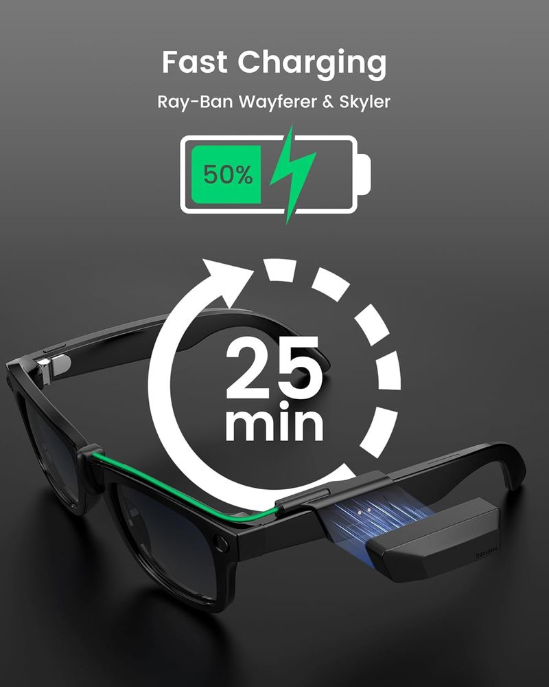 Cargador portátil para RayBan Meta afbeelding 5