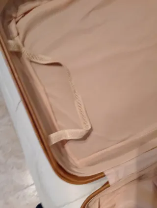 2 Maletas Vintage Piel Marrón