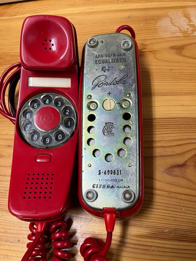 Teléfono Góndola Rojo afbeelding 5