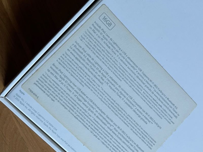 Caja iPad 16GB Blanco (sin ipad) afbeelding 5