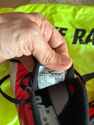 Zapatillas Clavos Nike Atletismo Rojas