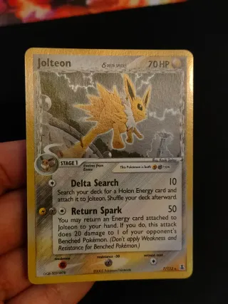 Pokemon Card Jolteon Delta Species 7/113 English