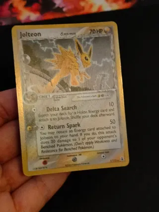 Pokemon Card Jolteon Delta Species 7/113 English