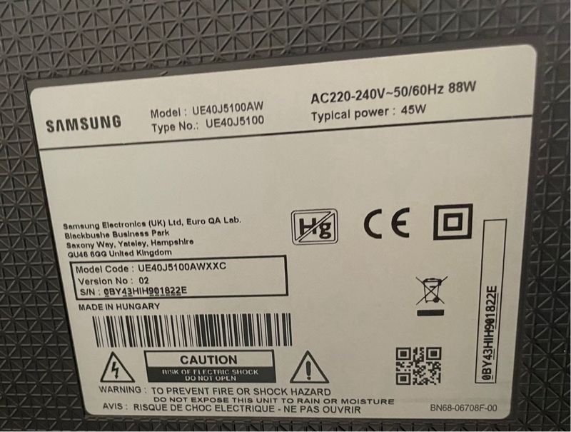 Samsung 40 Full HD TV UE40J5 afbeelding 2