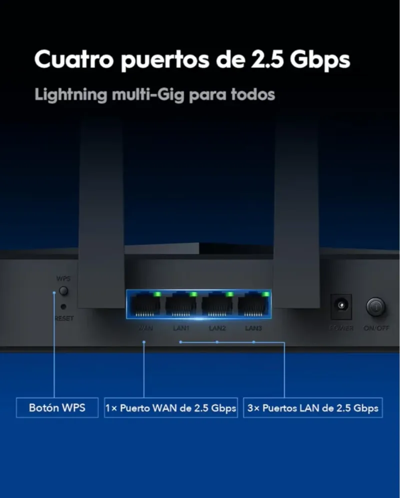 Router Cudy BE11000 2.5G afbeelding 6