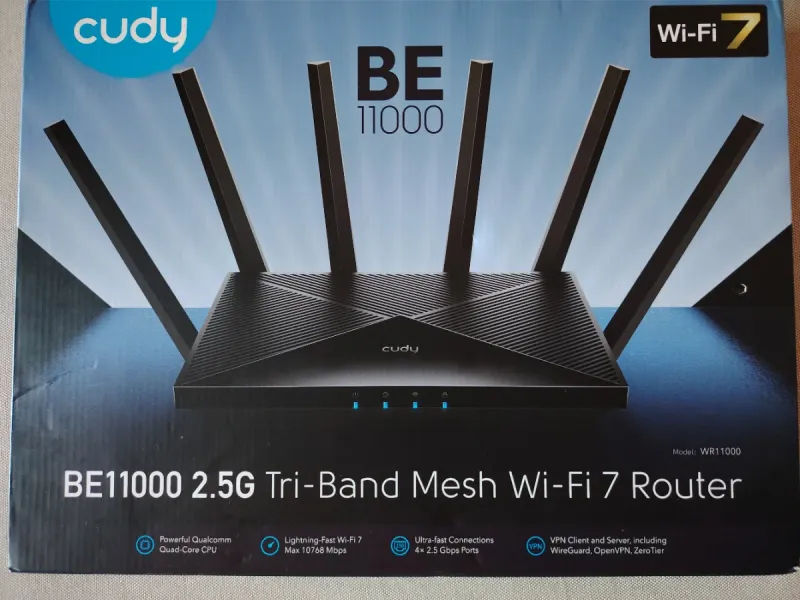 Router Cudy BE11000 2.5G afbeelding 8