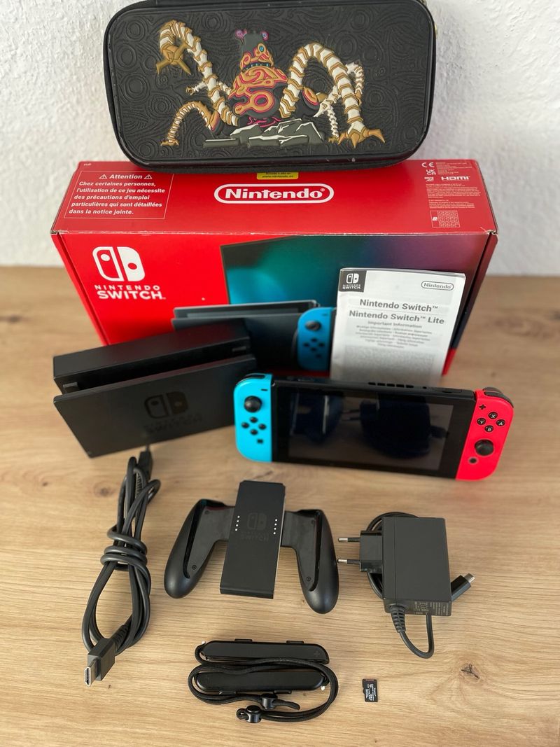 Nintendo Switch con accesorios