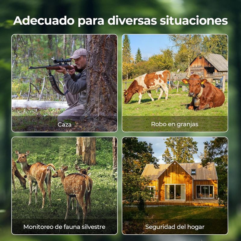 NUEVA Cámara de Caza Solar 4K 64MP WOLFANG afbeelding 8