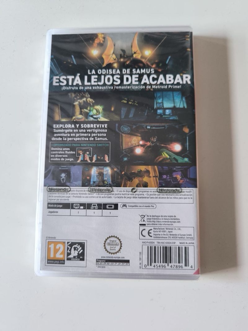 Metroid Prime Remastered Nintendo Switch PAL ESP afbeelding 2