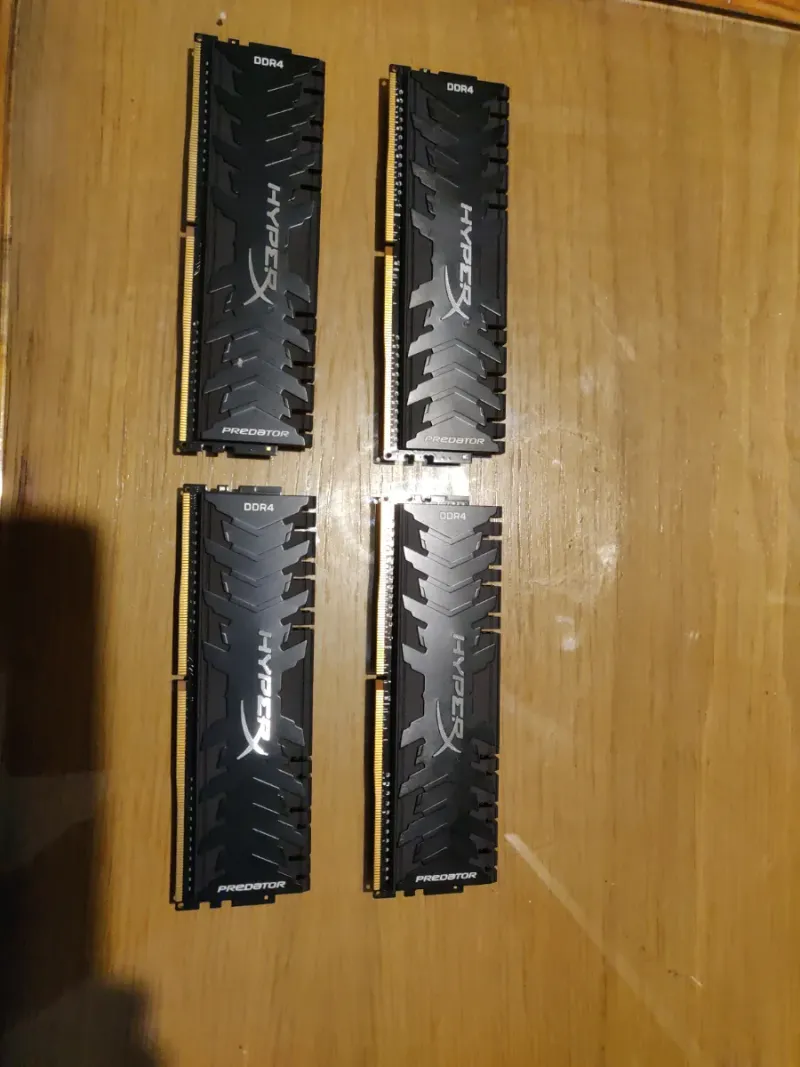Memoria RAM 4x 8GB DDR4 HyperX Predator 3200Mhz