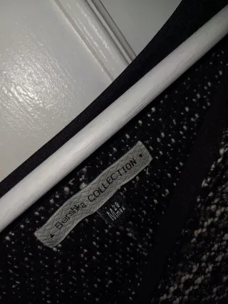 Jersey punto blanco y negro