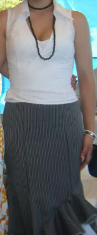 Conjunto Flamenco Listado con tela perforada