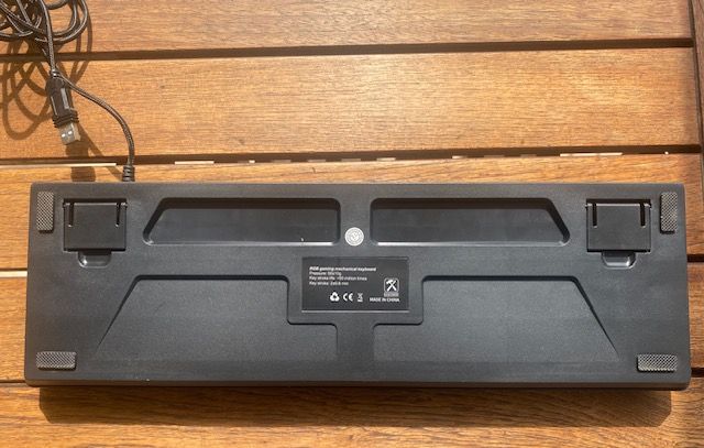Teclado gaming negro afbeelding 5