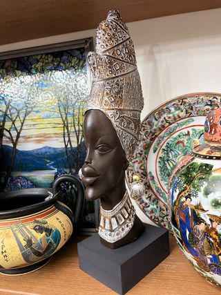 Busto de mujer decorativo