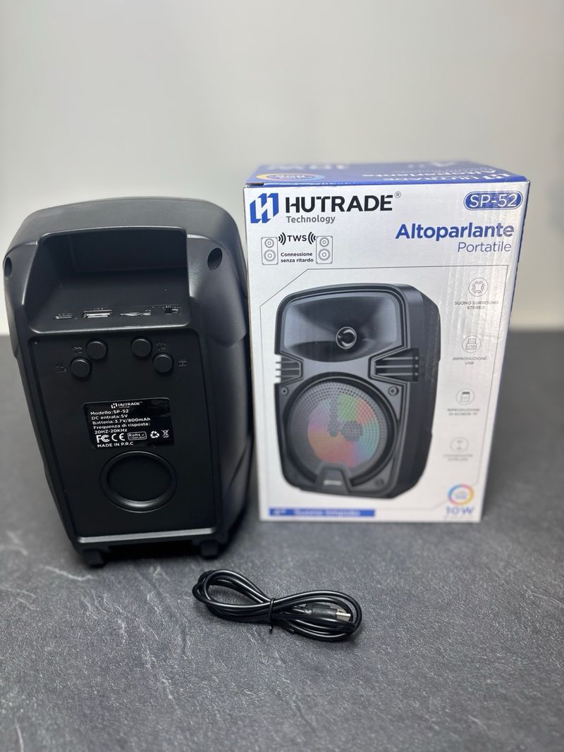 Bocina Bluetooth Hutrade SP-52 Portátil afbeelding 2