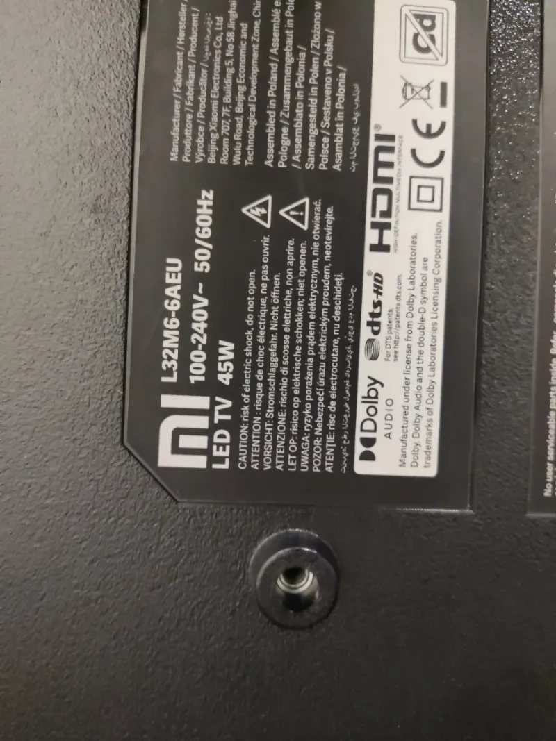 Televisor Xiaomi 32 Negro/Plata afbeelding 2