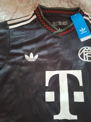 Camiseta Adidas Bayer T Negra