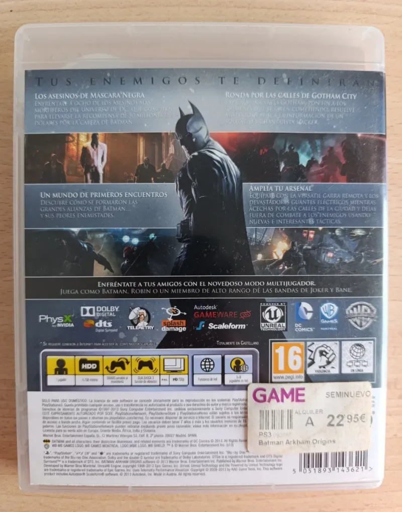 Batman Arkham Origins PS3 afbeelding 3