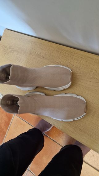 Zapatos Beige