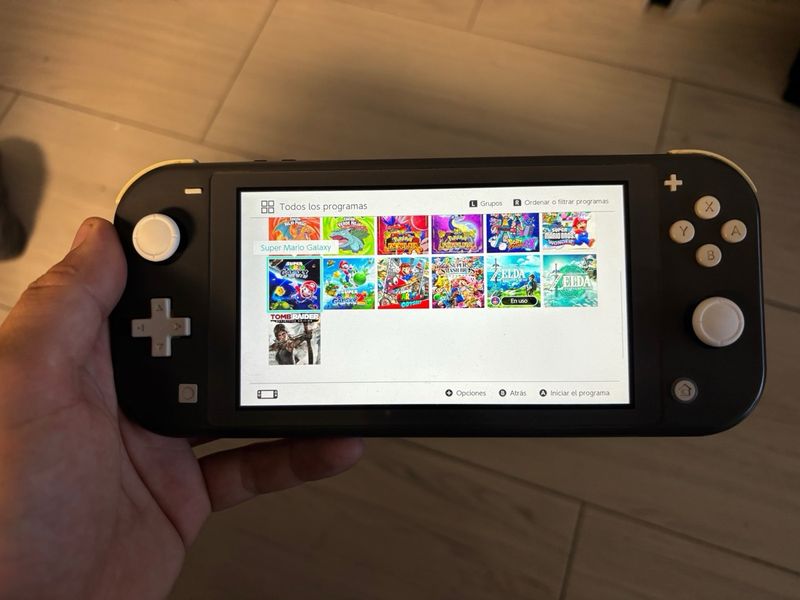 Nintendo Switch Lite 256GB Gris/Blanco afbeelding 3