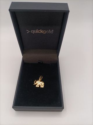 Colgante Oro 18k Elefante 0,86gr