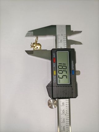 Colgante Oro 18k Elefante 0,86gr