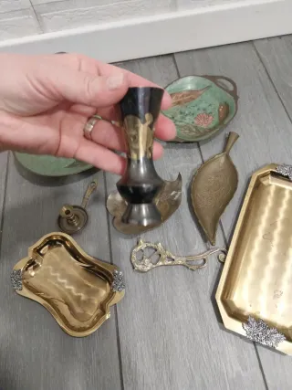 Lote de Bronce Decorativo